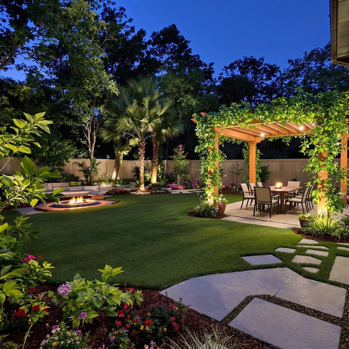 Bahçe Dekorasyonu: Doğal Malzemelerle Huzurlu Alanlar