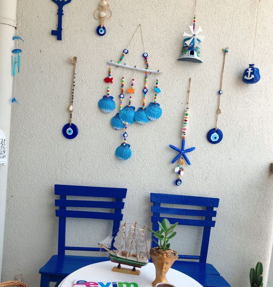 Balkon duvar süsleri ve süsleme fikirleri.