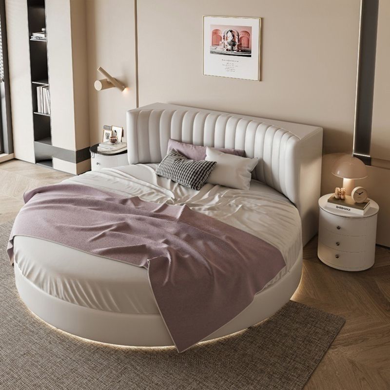 Yuvarlak yatak modelleri ve dekorasyon fikirleri