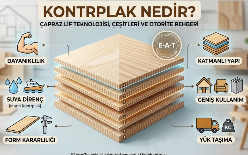 Kontrplak Nedir? Çeşitleri, Özellikleri ve Kullanım Alanları